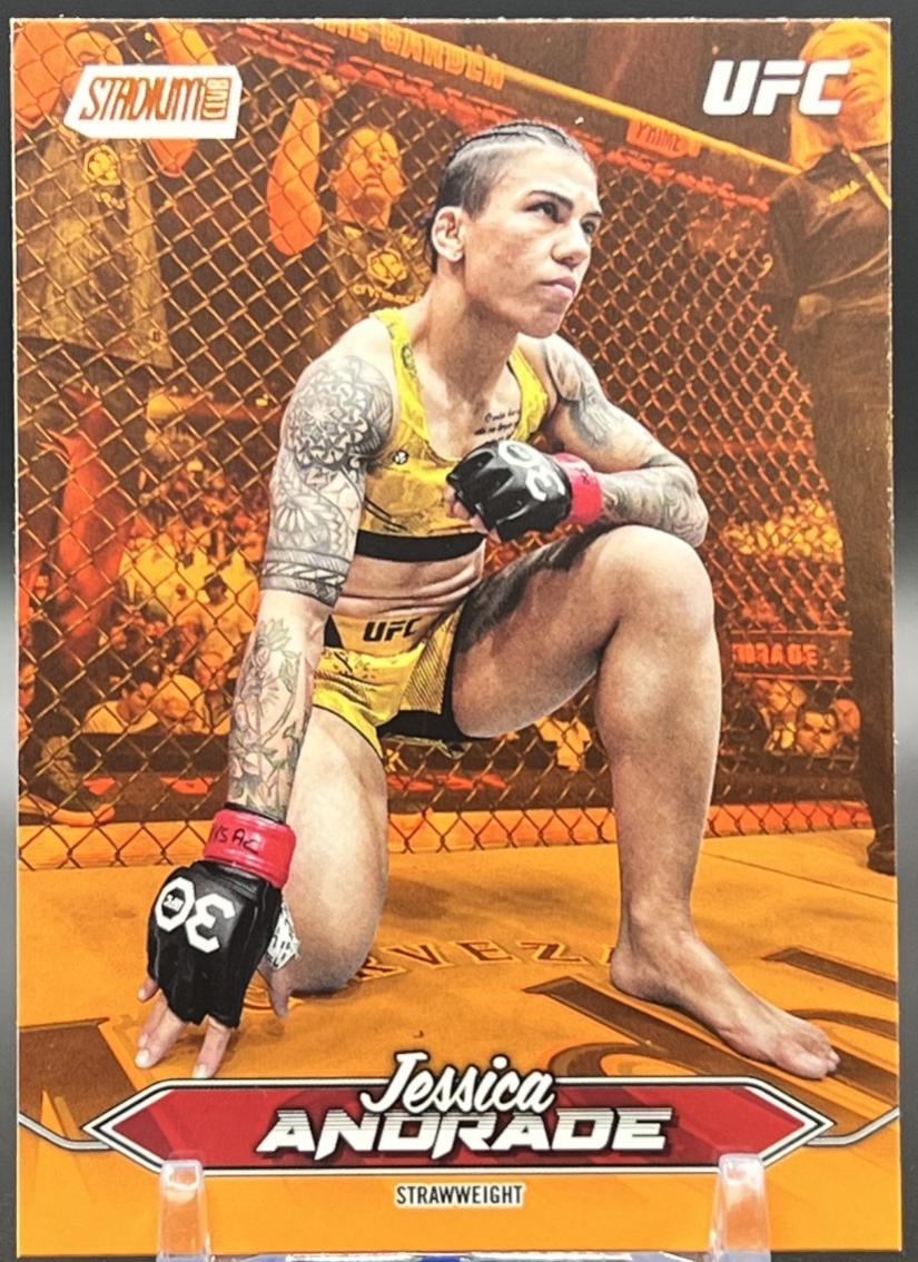 Jessica Andrade 2025 Topps Stadium Club UFC Base #185 Orange