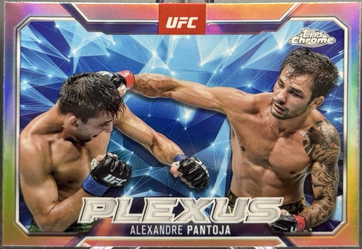 Alexandre Pantoja 2025 Topps Chrome UFC Plexus #PLX-8 Refractor