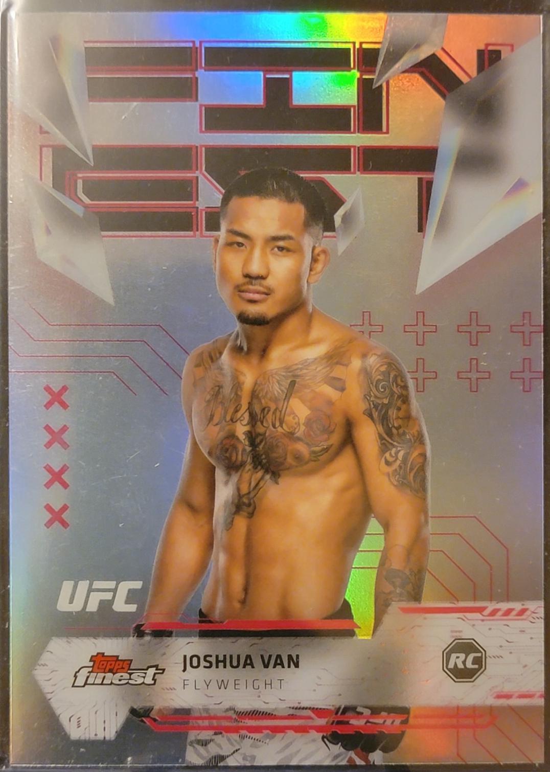 Joshua Van 2025 Topps Finest UFC Base Uncommon #164 Refractor