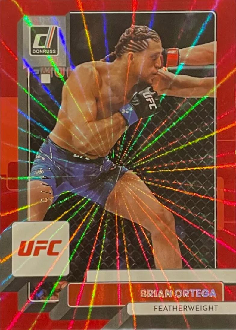 Brian Ortega 2023 Panini Donruss UFC Base #98 Red Laser