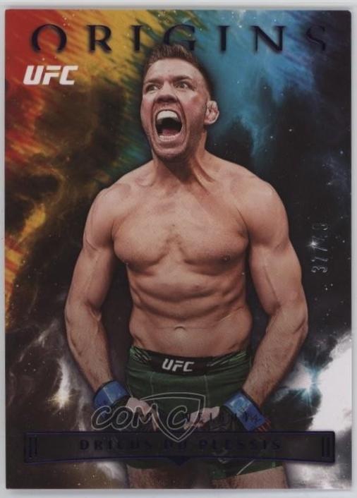 Dricus Du Plessis 2023 Panini Chronicles UFC Base Origins #138 Purple