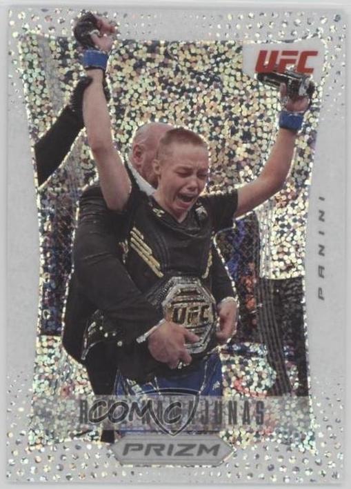 Rose Namajunas 2022 Panini Prizm UFC Prizm Flashback #2 White Sparkle