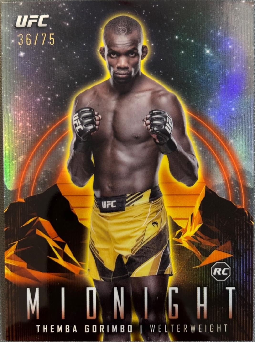 Themba Gorimbo 2024 Topps Midnight UFC Base #99 Dusk