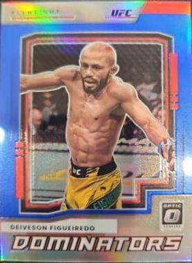 Deiveson Figueiredo 2022 Panini Donruss Optic UFC Dominators #16 Blue