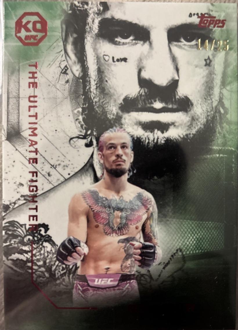 Sean O'Malley 2025 Topps Knockout UFC The Ultimate Fighter #UF-7 Red
