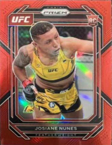 Josiane Nunes 2023 Panini Prizm UFC Base #199 Red