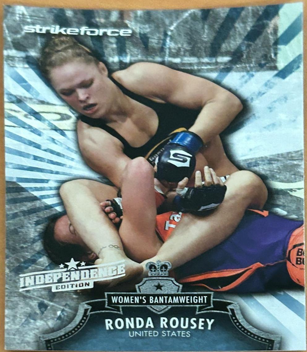Ronda Rousey 2012 Topps UFC Bloodlines Base #150 Independence Edition