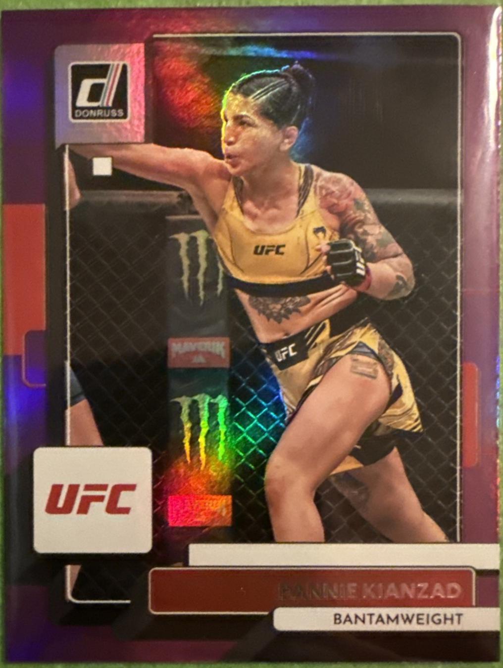 Pannie Kianzad 2023 Panini Donruss UFC Base #67 Purple Flood