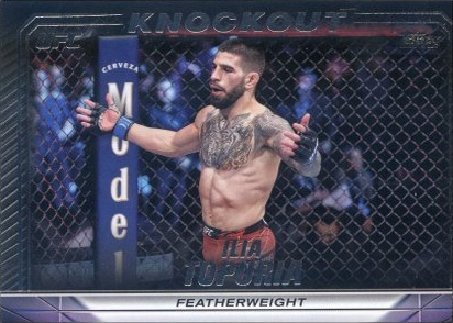 Ilia Topuria 2024 Topps Knockout UFC Base #34 Platinum