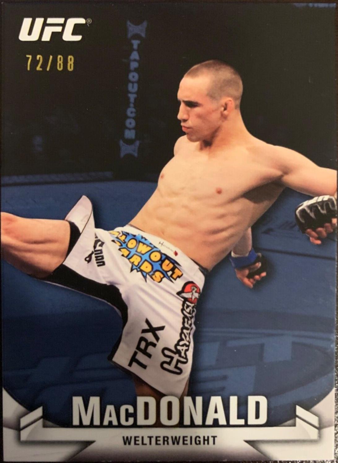 Rory MacDonald 2013 Topps UFC Knockout Base #91 Green