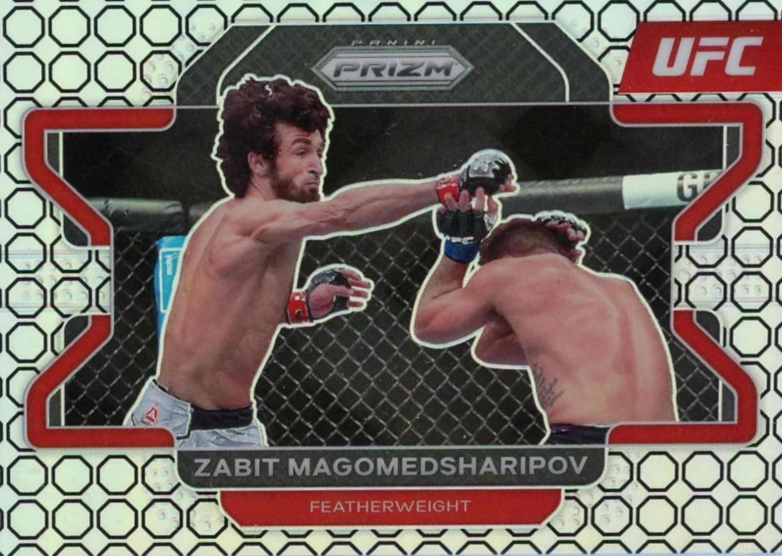 Zabit Magomedsharipov 2022 Panini Prizm UFC Base #82 Octagon