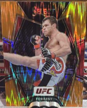 Forrest Griffin 2022 Panini Select UFC Premier Level #188 Orange Flash
