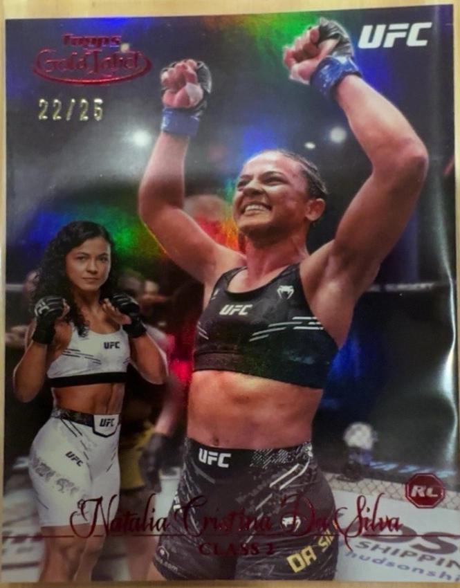 Natalia Silva 2024 Topps Gold Label UFC Base Class III #27 Red
