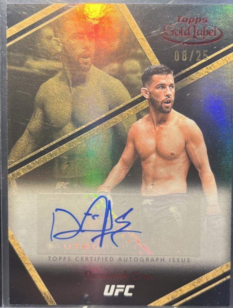 Dominick Cruz 2024 Topps Gold Label UFC Auric Autographs #AUA-DCZ Red