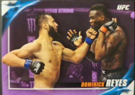 Dominick Reyes 2019 Topps UFC Knockout Base #63 Purple