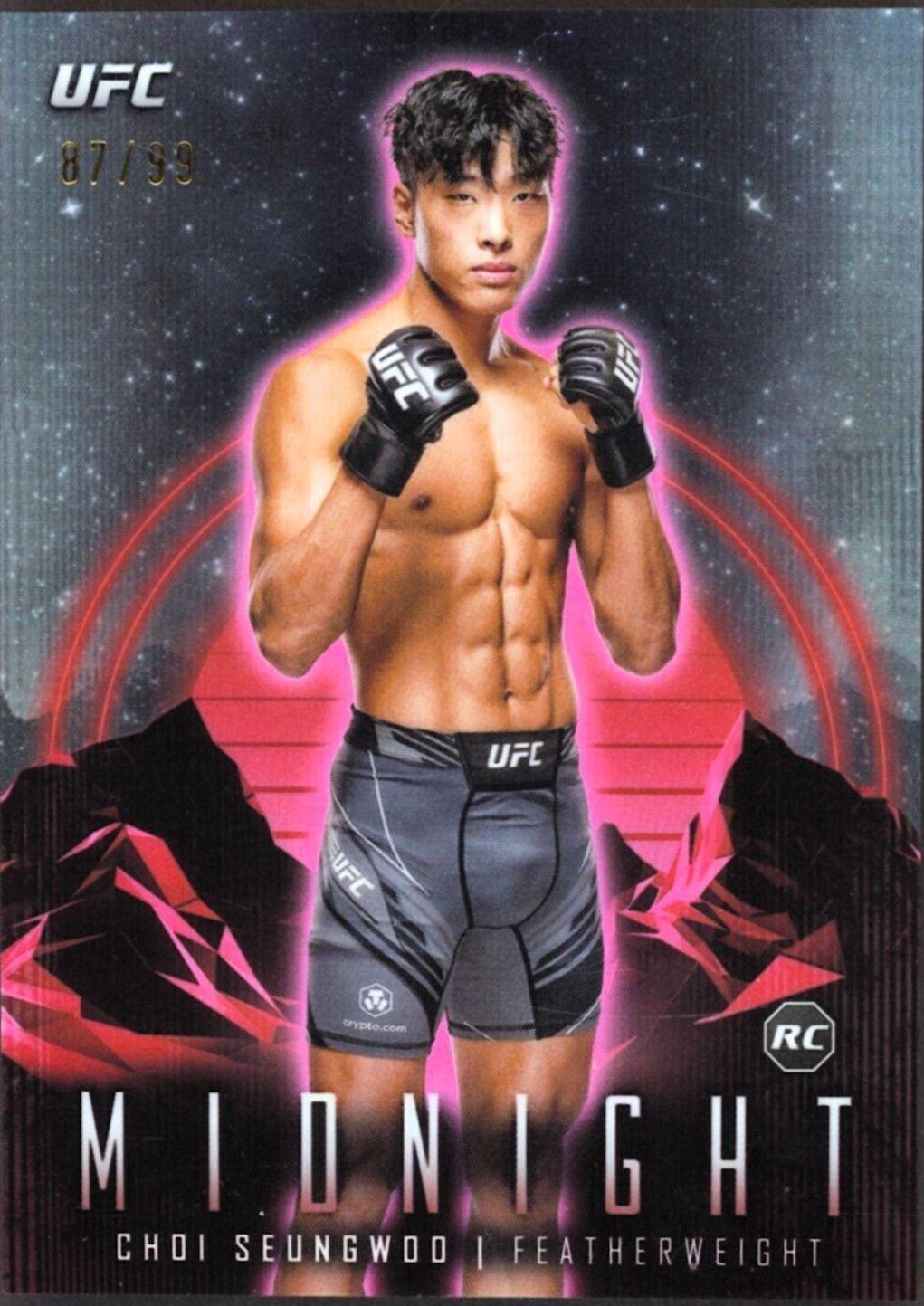 SeungWoo Choi 2024 Topps Midnight UFC Base #79 Midnight
