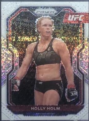 Holly Holm 2021 Panini Prizm UFC Base #4 White Sparkle