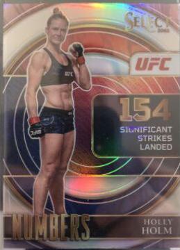 Holly Holm 2022 Panini Select UFC Select Numbers #28 Silver