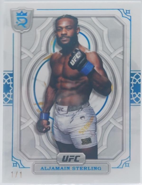 Aljamain Sterling 2024 Topps Royalty UFC Base #28 Platinum