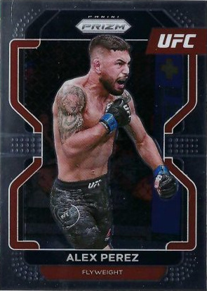 Alex Perez 2022 Panini Prizm UFC Base #127 Black