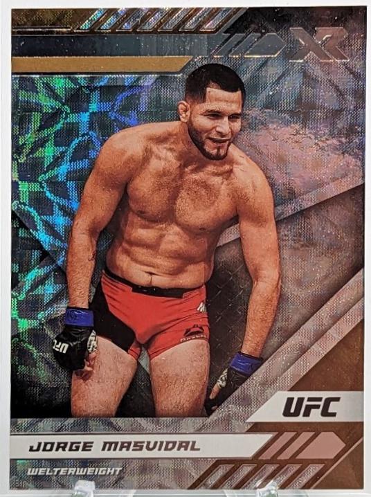 Jorge Masvidal 2021 Panini Chronicles UFC Base XR #196 Asia