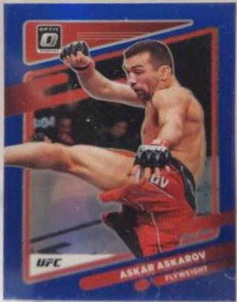 Askar Askarov 2022 Panini Donruss Optic UFC Base #34 Blue