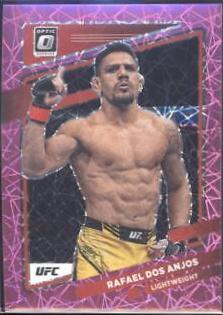Rafael Dos Anjos 2022 Panini Donruss Optic UFC Base #43 Pink Velocity