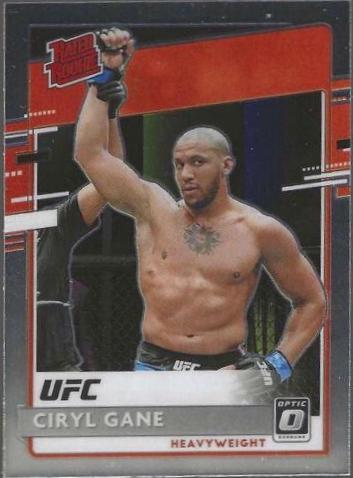Ciryl Gane 2021 Panini Chronicles UFC Base Optic Rated Rookies #202
