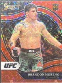 Brandon Moreno 2021 Panini Select UFC Octagonside #296 Red Disco