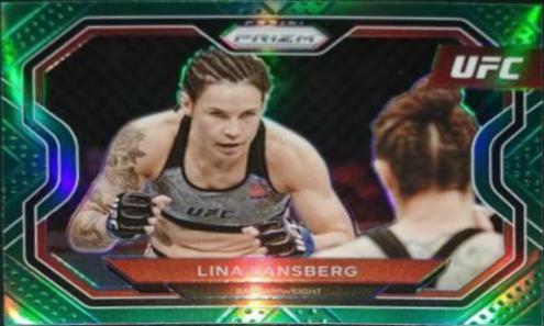 Lina Länsberg 2021 Panini Prizm UFC Base #103 Green