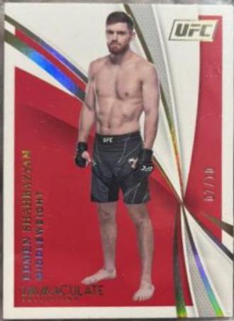 Edmen Shahbazyan 2021 Panini Immaculate UFC Base #8 Gold