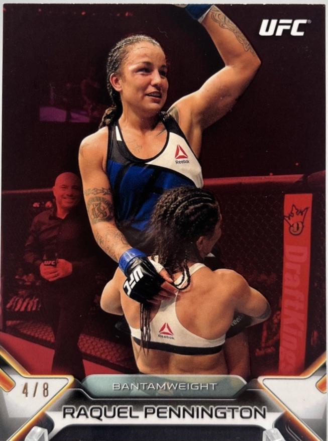 Raquel Pennington 2016 Topps UFC Knockout Base #93 Red