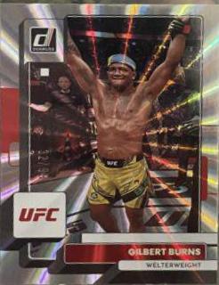 Gilbert Burns 2023 Panini Donruss UFC Base #22 Laser
