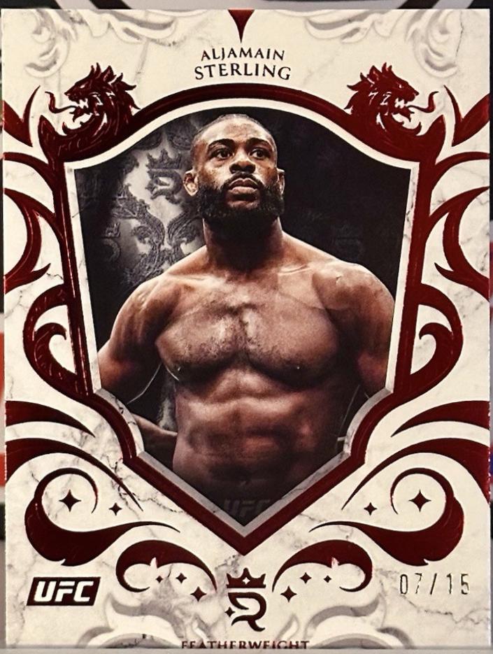 Aljamain Sterling 2025 Topps Royalty UFC Base #61 Red