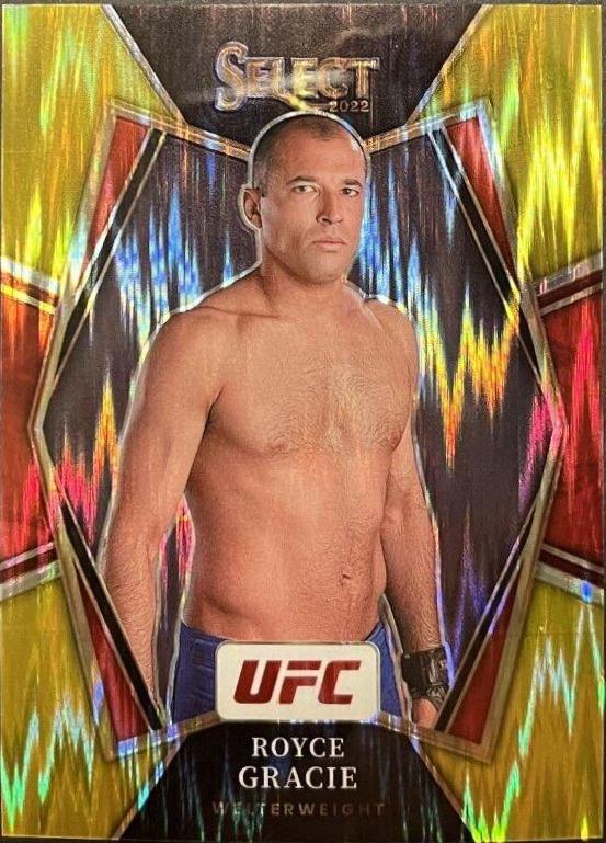 Royce Gracie 2022 Panini Select UFC Premier Level #118 Gold
