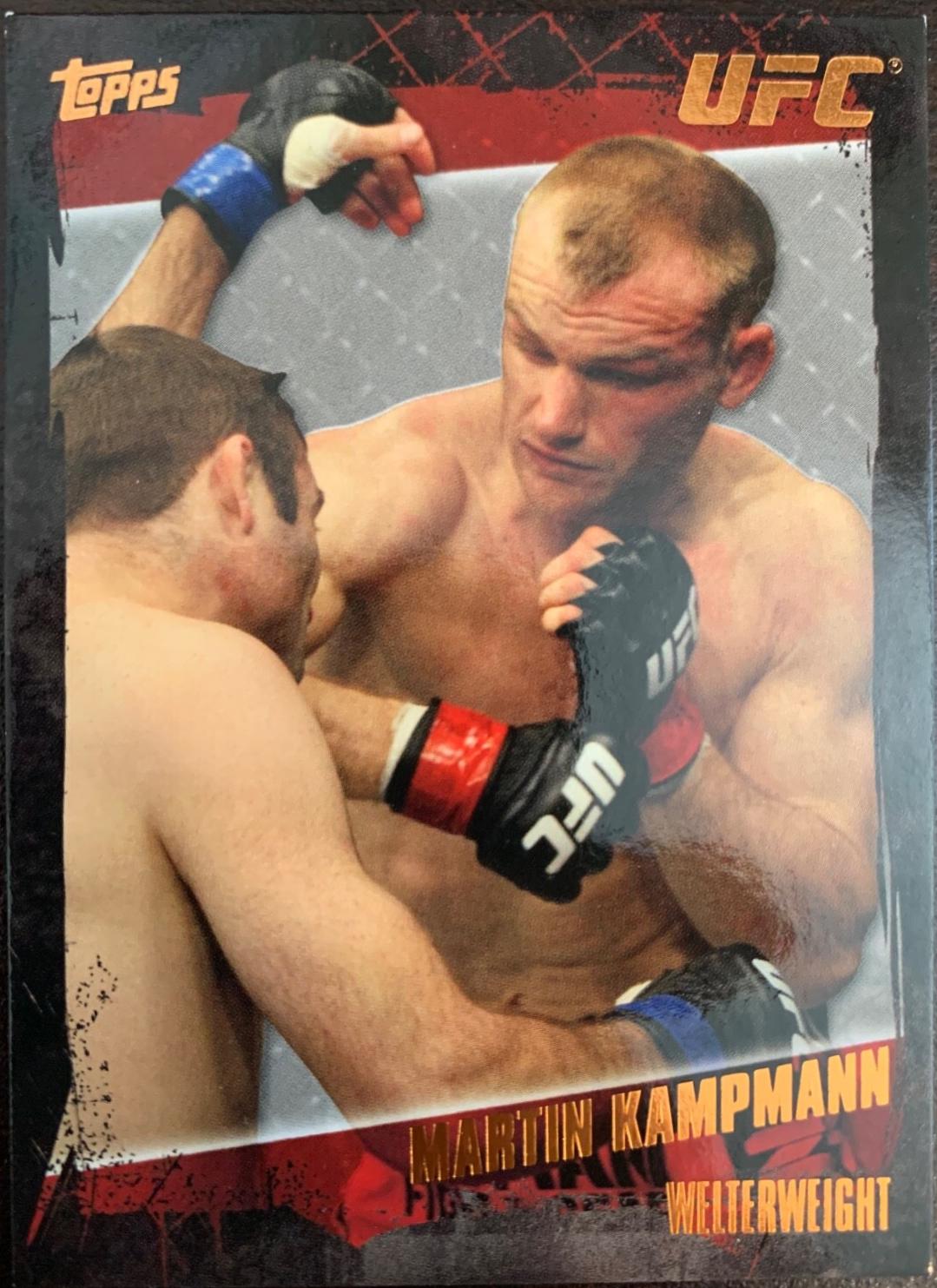 Martin Kampmann 2010 Topps UFC Base #72 Bronze