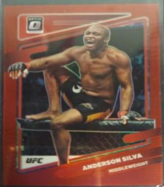 Anderson Silva 2022 Panini Donruss Optic UFC Base #27 Red