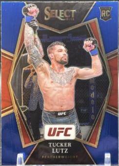 Tucker Lutz 2022 Panini Select UFC Premier Level #129 Blue Prizm