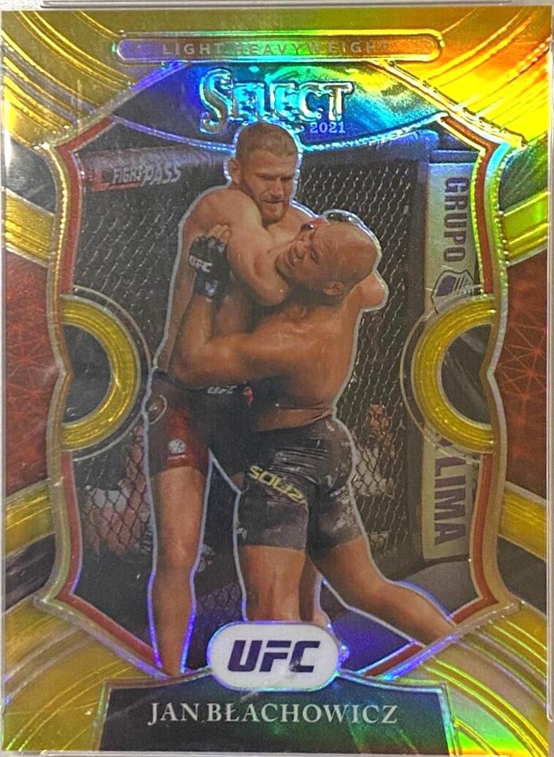 Jan Błachowicz 2021 Panini Select UFC Concourse #5 Gold