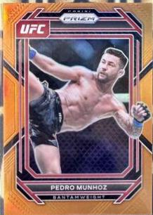 Pedro Munhoz 2023 Panini Prizm UFC Base #174 Orange