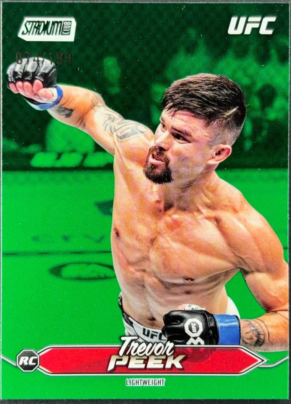 Trevor Peek 2025 Topps Stadium Club UFC Base #120 Green