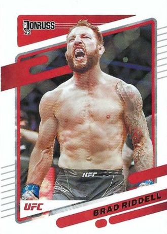 Brad Riddell 2022 Panini Donruss UFC Base #179 Silver