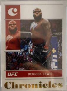 Derrick Lewis 2022 Panini Chronicles UFC Base Elite #260 Gold