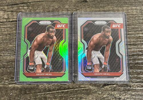 Geoff Neal 2021 Panini Prizm UFC Base #62 Neon Green
