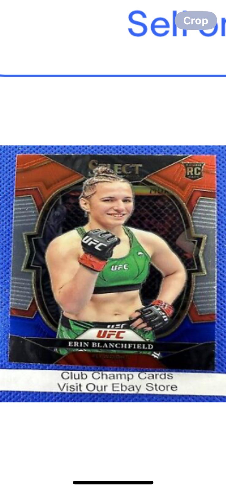 Erin Blanchfield 2023 Panini Select UFC Concourse #14 Red Blue Base