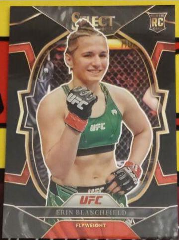 Erin Blanchfield 2023 Panini Select UFC Concourse #14 Black Blue