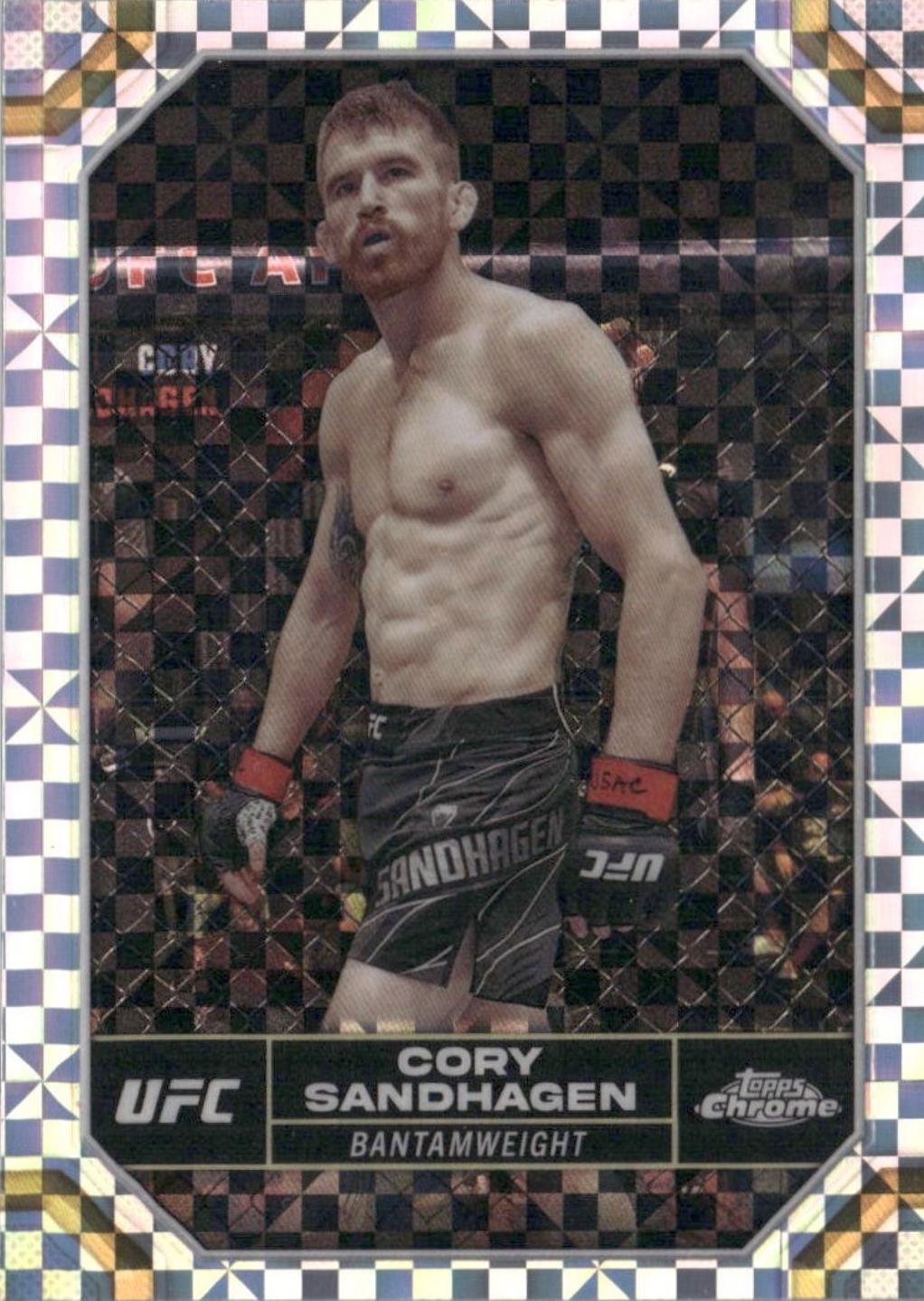 Cory Sandhagen 2024 Topps Chrome UFC Base #50 X-Fractor