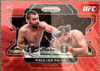 Raulian Paiva 2022 Panini Prizm UFC Base #10 Ruby Wave