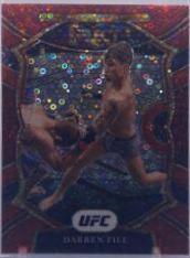 Darren Till 2021 Panini Select UFC Concourse #90 Red Disco