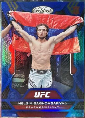 Melsik Baghdasaryan 2023 Panini Chronicles UFC Base Certified #230 Blue